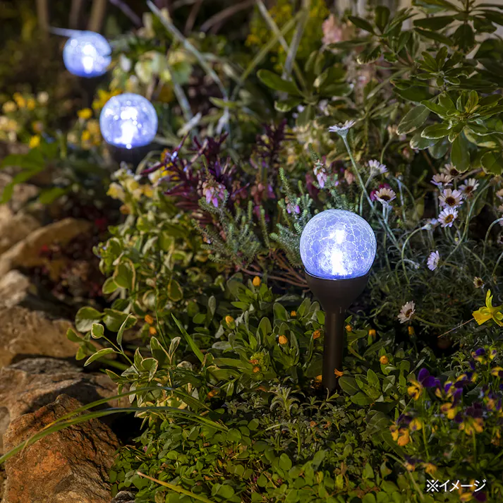 ソーラーパワーガラスライト LGS-109