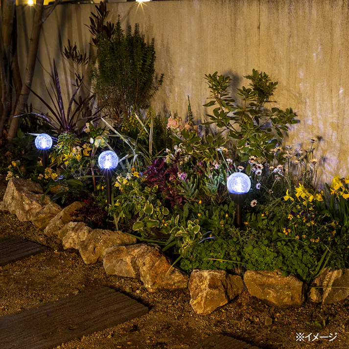 ソーラーパワーガラスライト LGS-109