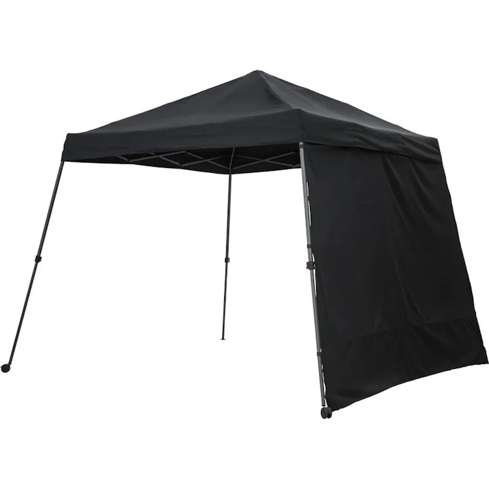 EGプッシュテント専用サイドシート ブラック (約)幅290×高さ190cm【別送品】