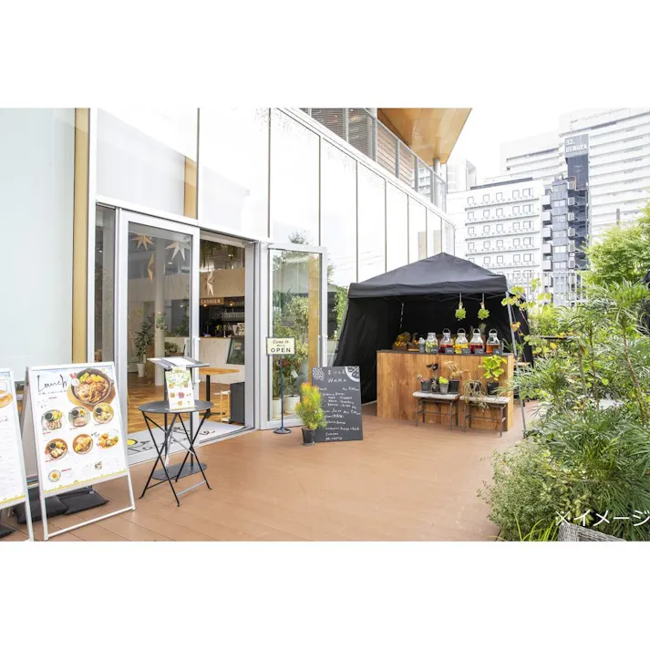 EGプッシュテント専用サイドシート ブラック (約)幅290×高さ190cm【別送品】