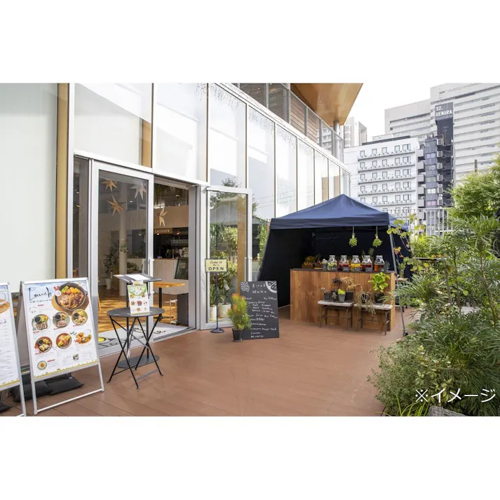 EGプッシュテント専用サイドシート ネイビー (約)幅290×高さ190cm【別送品】