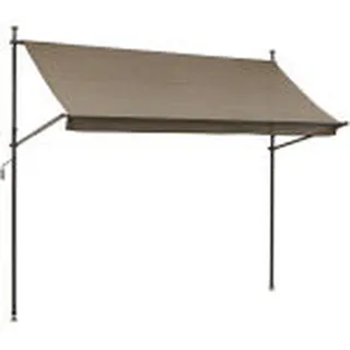 クールサマーオーニング 3000 モカ スチール製 幅308×奥行126.5×高さ301cm CSA-30M【別送品】