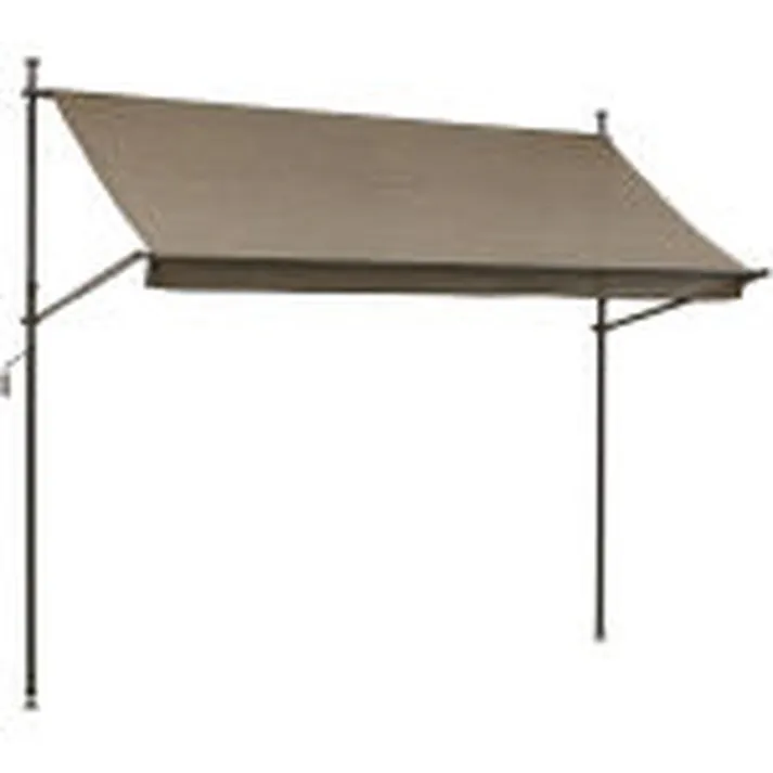 クールサマーオーニング 3000 モカ スチール製 幅308×奥行126.5×高さ301cm CSA-30M【別送品】
