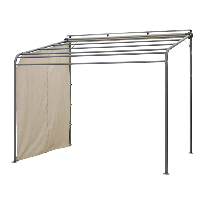 クールサマーオーニングポーチ用サイドシェード グレー 3000 幅249×高さ265cm CSA-PSC30U【別送品】