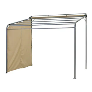 クールサマーオーニングポーチ用サイドシェードウォーターガード ベージュ 3000 幅249×高さ265cm CSA-PSCWG30BE【別送品】