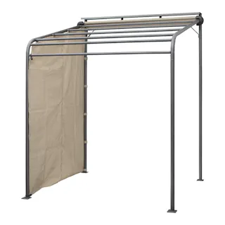 クールサマーオーニングポーチ用サイドシェード グレー 2000 幅198×高さ250cm CSA-PSC20U【別送品】