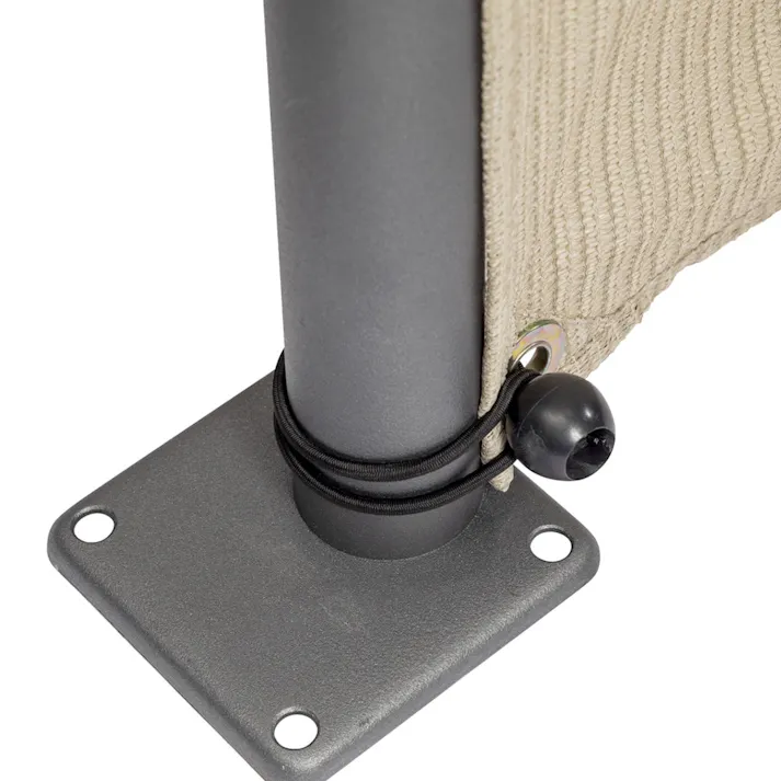 クールサマーオーニングポーチ用サイドシェード グレー 2000 幅198×高さ250cm CSA-PSC20U【別送品】