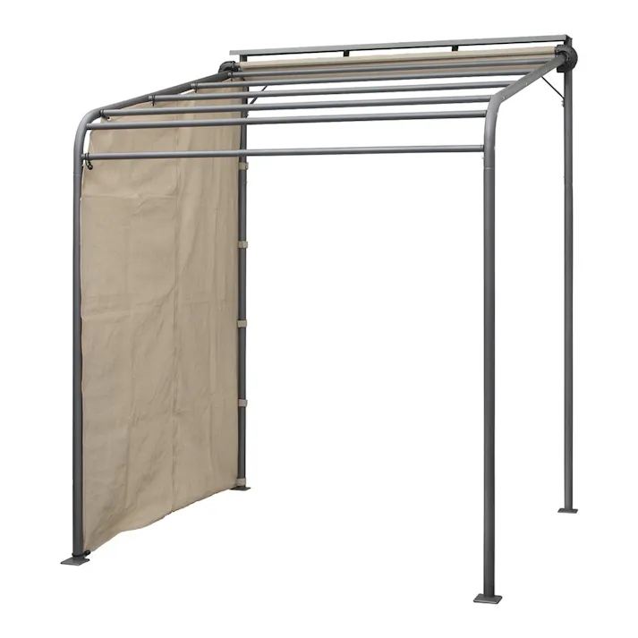 クールサマーオーニングポーチ用サイドシェード グレー 2000 幅198×高さ250cm CSA-PSC20U【別送品】