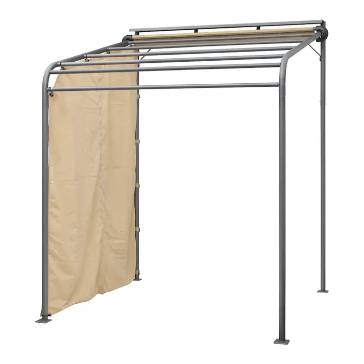 クールサマーオーニングポーチ用サイドシェードウォーターガード 2000 ベージュ 幅198×高さ250cm CSA-PSCWG20BE【別送品】