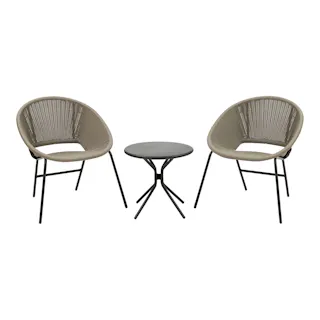 テラステーブル&チェアー3点セットトープ【別送品】