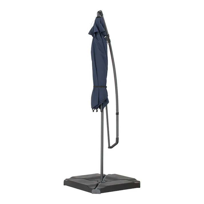 EGプッシュハンギングパラソル 2.5m スチール製 ネイビー (約)幅250×奥行285×高さ252cm SHR-H05N【SU】