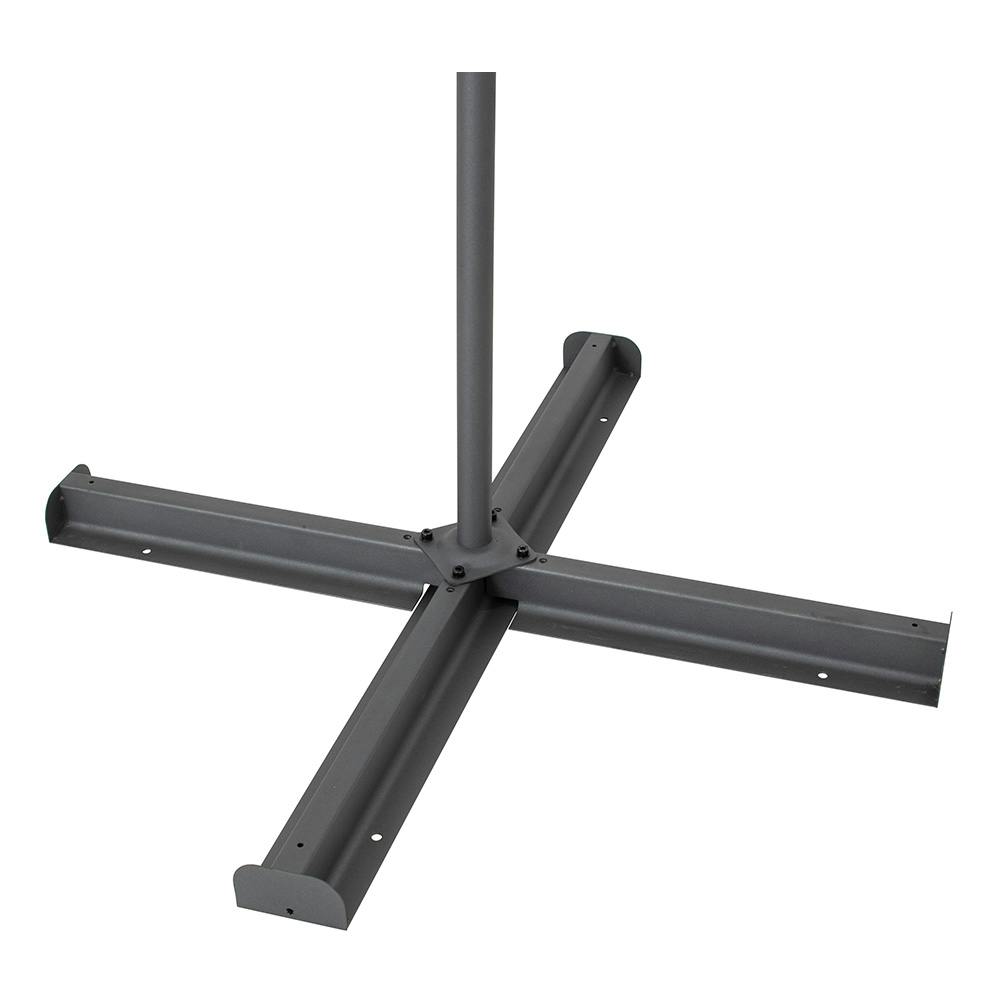 EGプッシュハンギングパラソル 2.5m スチール製 ネイビー (約)幅250