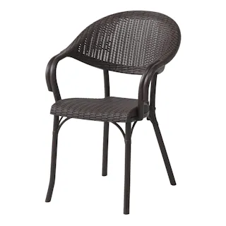 ドラッカーアームチェアーブラウン【別送品】