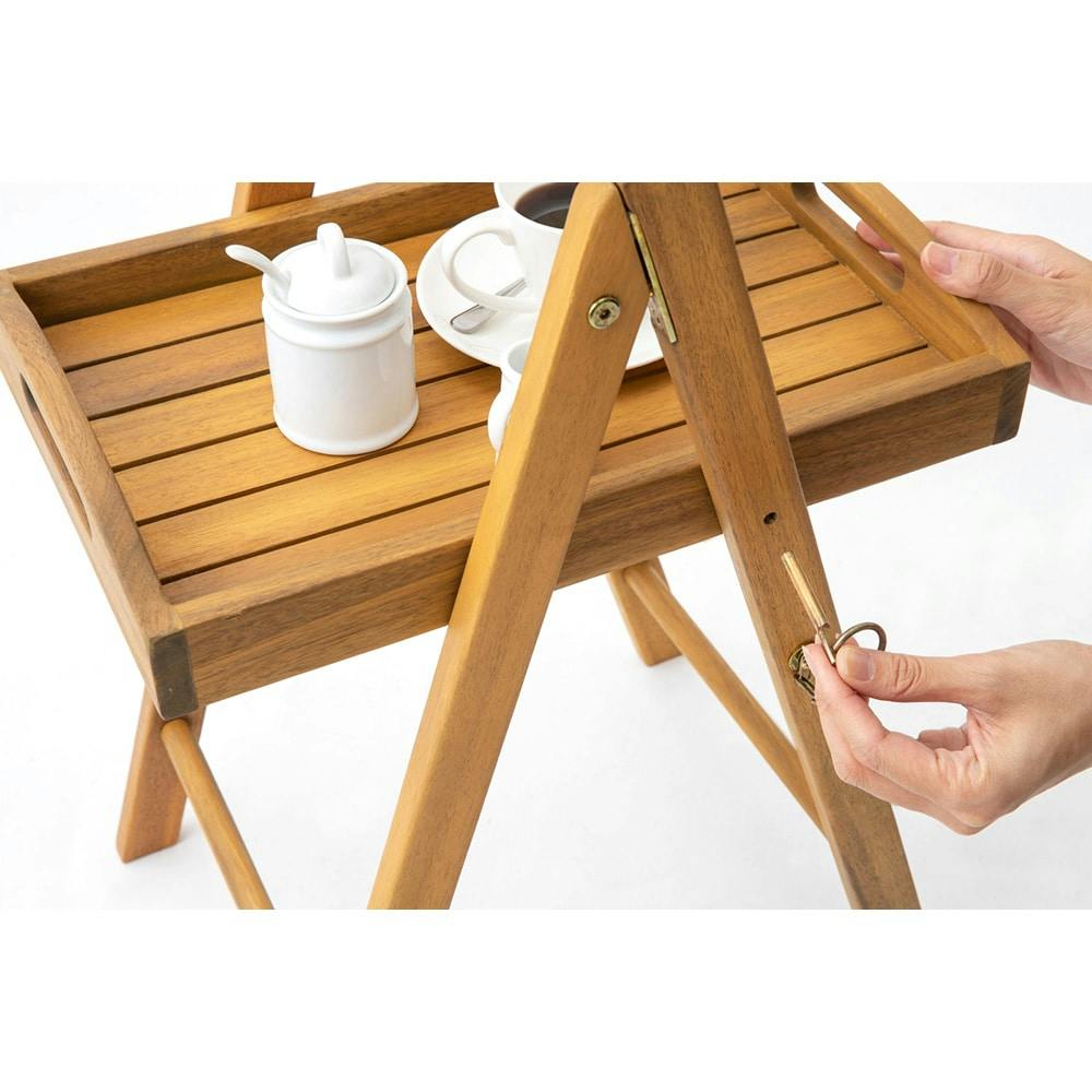 キャリートレイスタンド ナチュラル【別送品】 | ガーデンテーブル