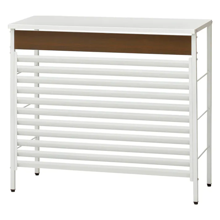 美WOOD 室外機カバー ブラウンウッド BEW-ST04BRW