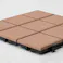 敷くだけプラデッキタイル調 テラコッタ