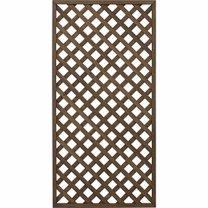 防虫防腐剤注入パワーラティス 900mm×1800mm ブラウン【SU】