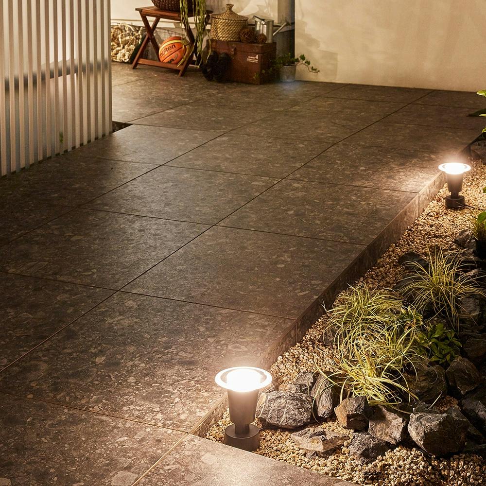 探訪日本の庭セット タカショー | 宅配ボックス付門柱 エバーアートボード®︎ 機能