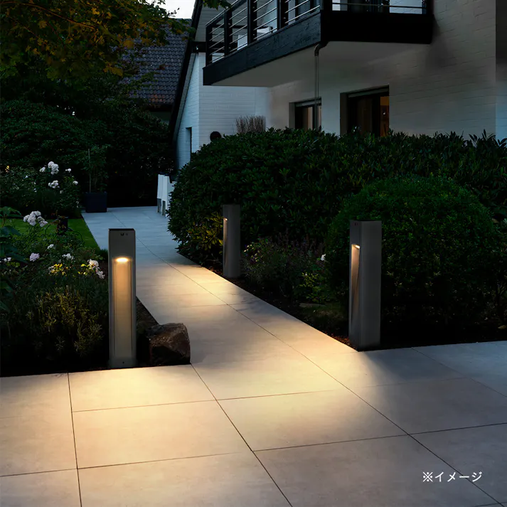 ExLightsソーラーポールライト CUBE LGS-EL01