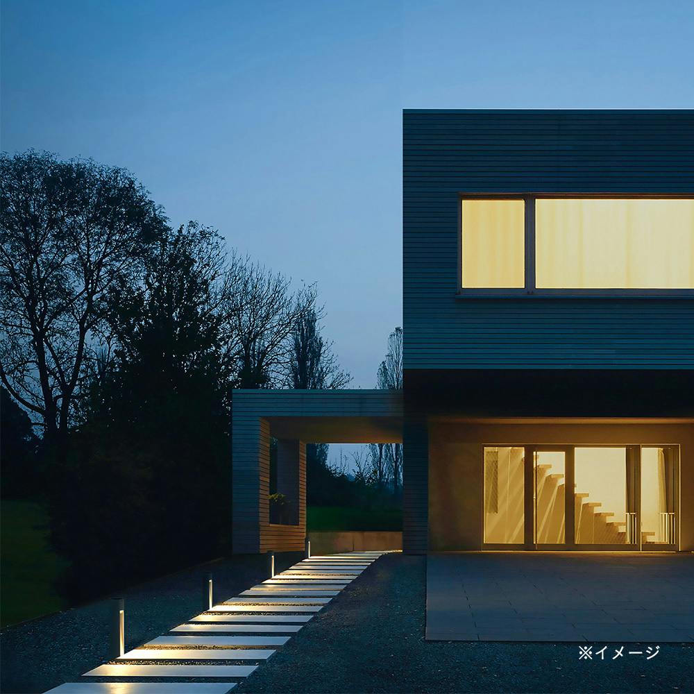 ポールライト ExLights ソーラーポールライト CUBE /A: ライト