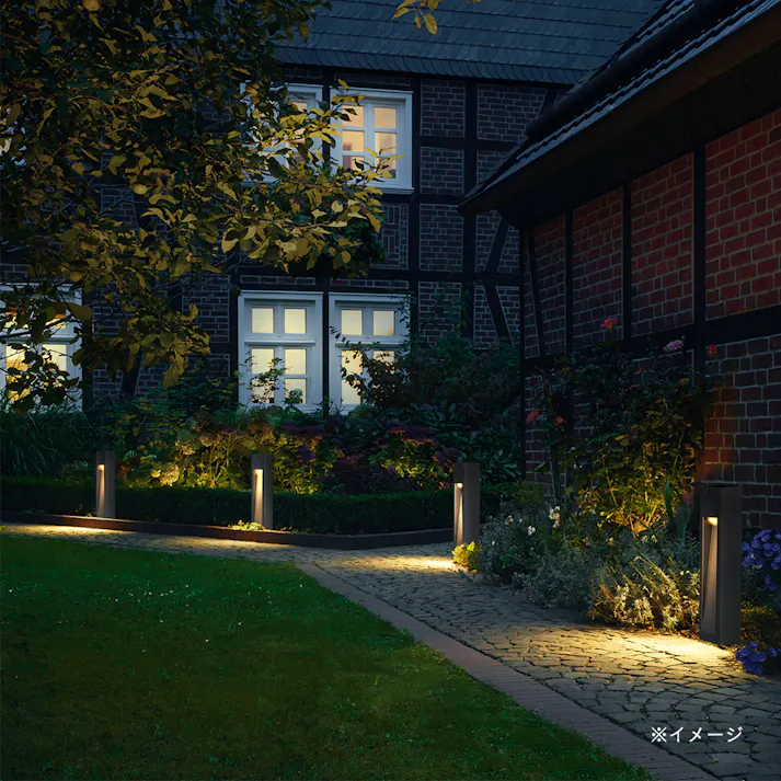 ExLightsソーラーポールライト CUBE LGS-EL01