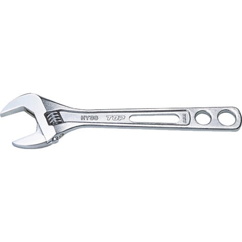 トップ工業 薄型軽量ワイドモンキレンチ(裸) エコワイド 250mm口開8~36 HY36H モンキーレンチ トップ工業 薄型軽量ワイドモンキレンチ(裸) エコワイド 250mm口開8~36 HY36H モンキーレンチ