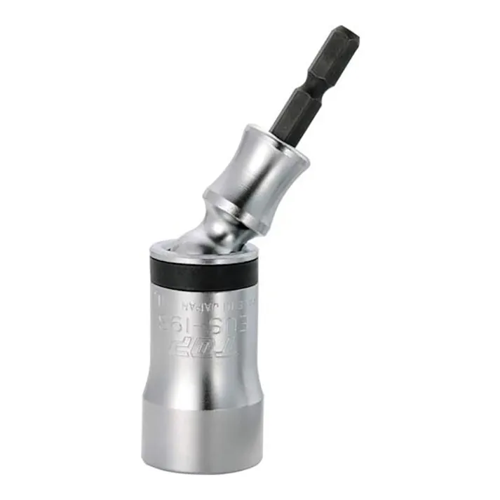 TOP 電動ドリル用ユニバーサルショートソケット 対辺19mm EUS-19S