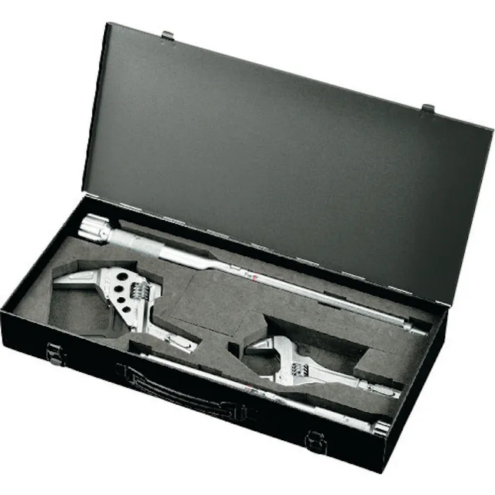 【CAINZ-DASH】トップ工業 配管継手用モンキ形/TMW形トルクレンチセット HYTMW-1020NT【別送品】