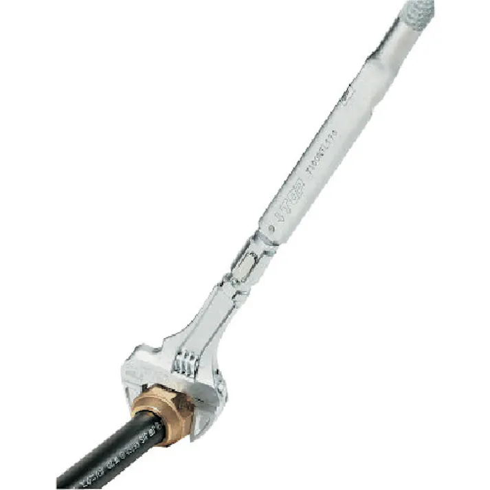 【CAINZ-DASH】トップ工業 配管継手用モンキ形トルクレンチ HY53-100NT【別送品】