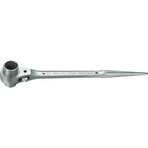 トップ工業 両口ラチェットレンチ(メッキ仕様) RM-19X24N-ST 両口ラチェットレンチ トップ工業 両口ラチェットレンチ(メッキ仕様) RM-19X24N-ST 両口ラチェットレンチ