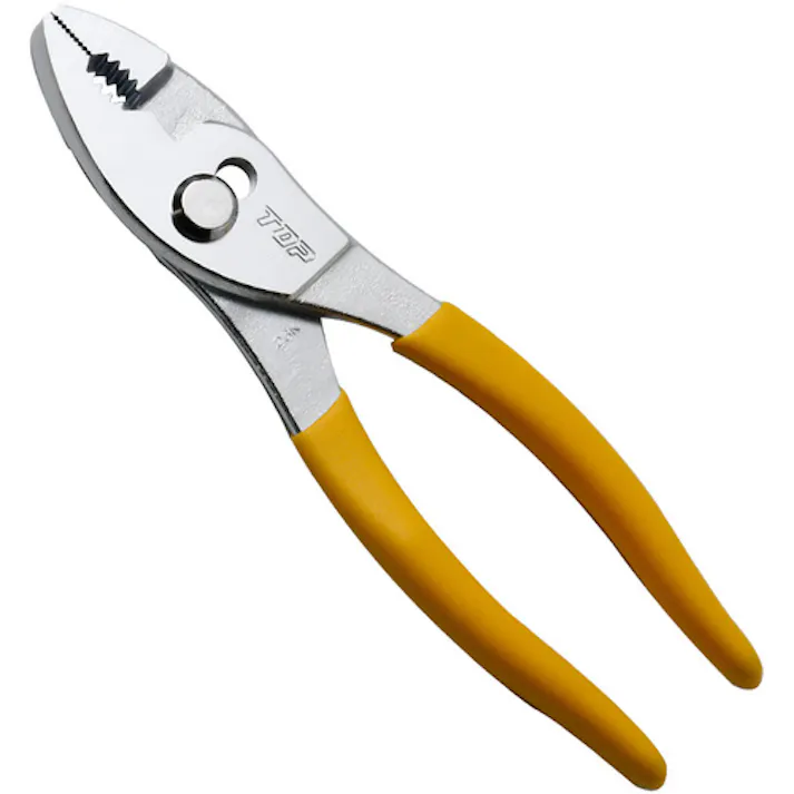 【CAINZ-DASH】トップ工業 コンビネーションプライヤ ビニールグリップ付 200mm P-200G【別送品】