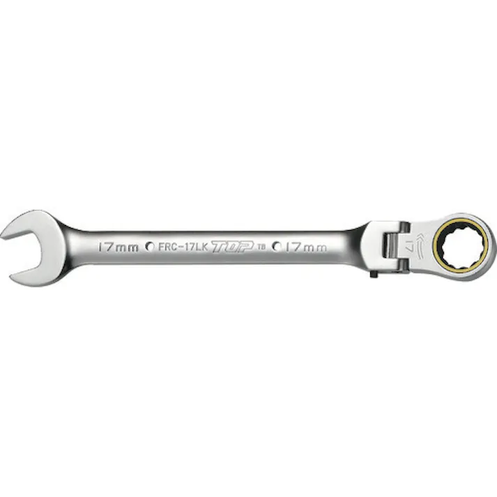 【CAINZ-DASH】トップ工業 首振りロックラチェットコンビ 対辺13mm FRC-13LK【別送品】