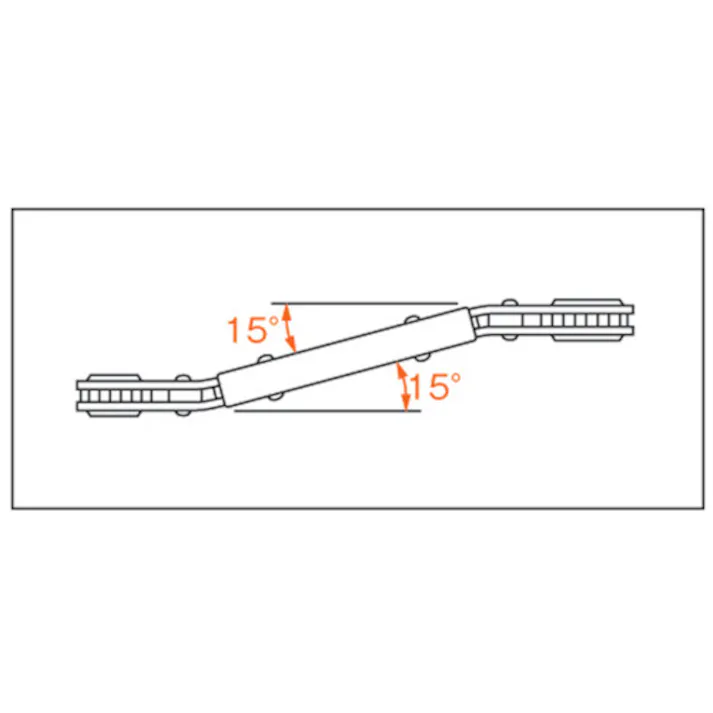 【CAINZ-DASH】トップ工業 ベント板ラチェットレンチ 8X10mm PRB-8X10【別送品】