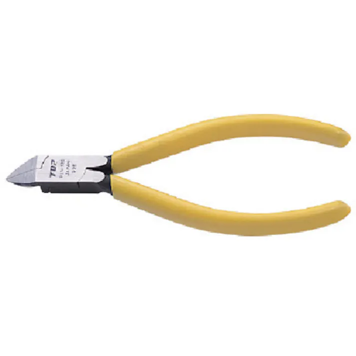 【CAINZ-DASH】トップ工業 プラスチックニッパ(バネ付) ストッパー付 125mm PLN-125R【別送品】