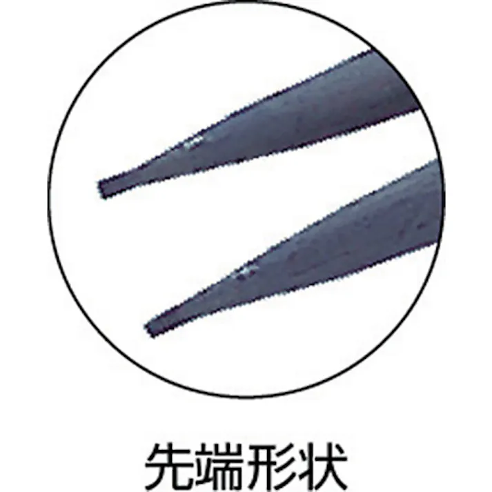 【CAINZ-DASH】トップ工業 スナップリングプライヤ 軸用直爪 125mm 使用範囲10~25mm SS-125【別送品】