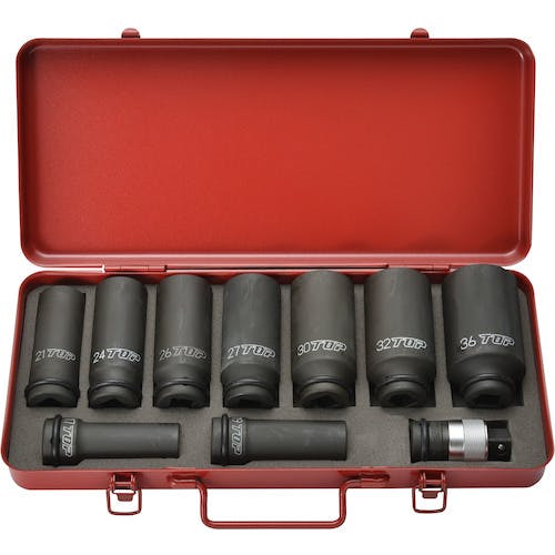 トップ工業 インパクトレンチ用超ロングソケット・ワンタッチアダプターセット PT-1736SLPS インパクト用ソケットセット トップ工業 インパクトレンチ用超ロングソケット・ワンタッチアダプターセット PT-1736SLPS インパクト用ソケットセット