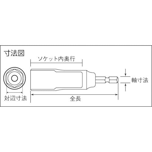 CAINZ-DASH】トップ工業 電動ドリル用コンパクトソケット ９本組 EDS