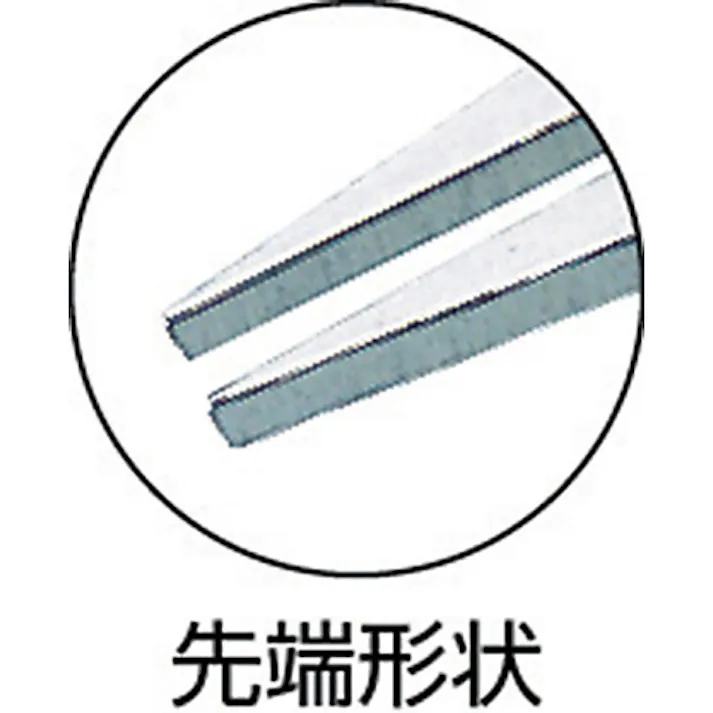 【CAINZ-DASH】トップ工業 フラットノーズプライヤ ステンレス製100mm FN-100【別送品】