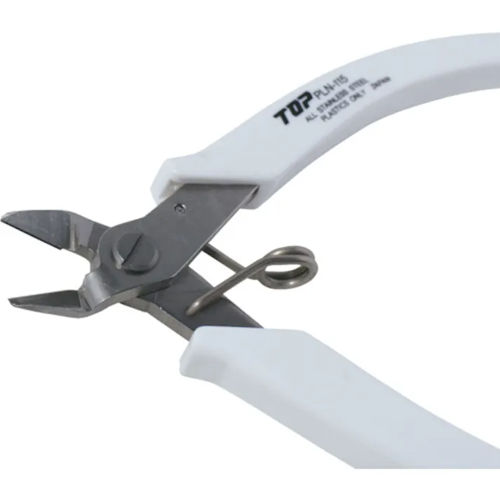 【CAINZ-DASH】トップ工業 プラスチックニッパ(ステンレス製) 115mm PLN-115【別送品】