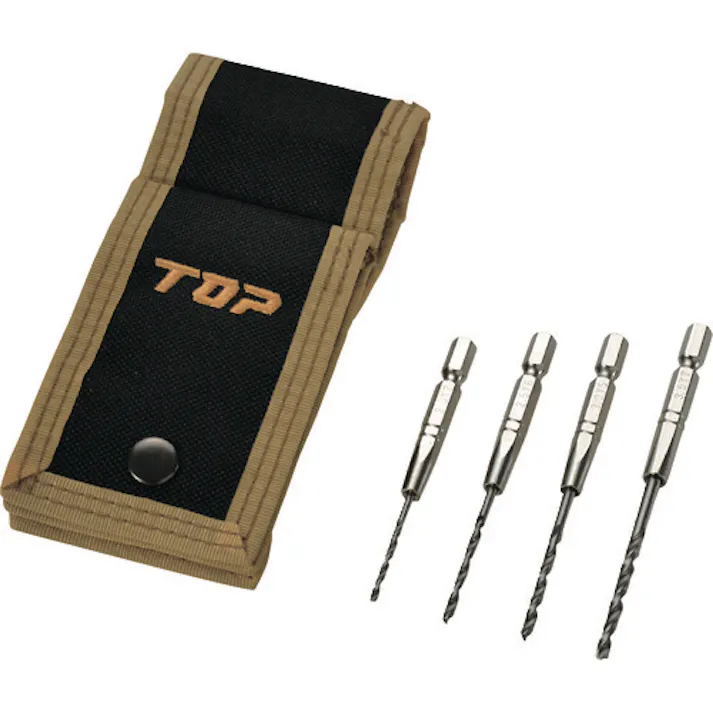 【CAINZ-DASH】トップ工業 鉄工ドリル4本セット ETD-2035DKS【別送品】