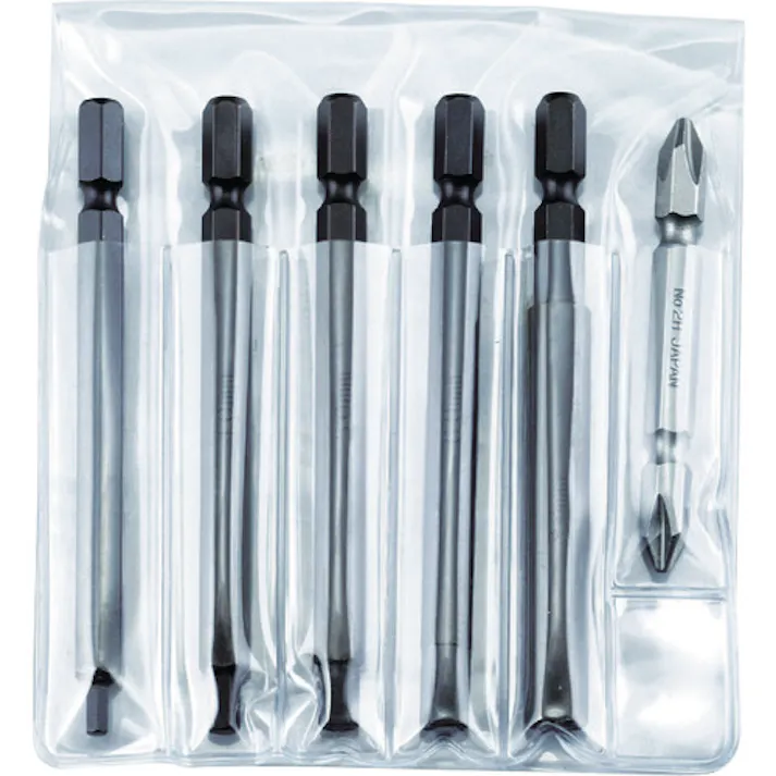 【CAINZ-DASH】トップ工業 電動ドリル用ヘクスビットセット EHB-6000S【別送品】