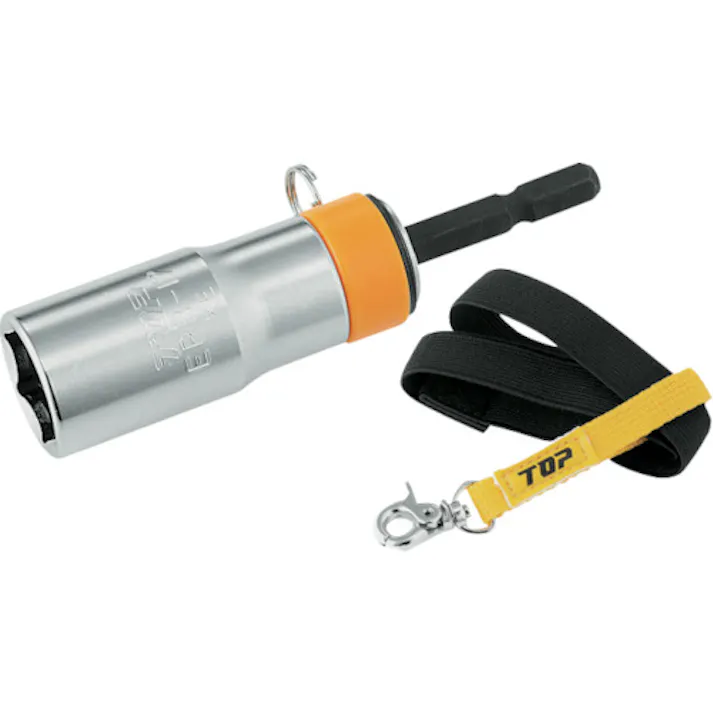 【CAINZ-DASH】トップ工業 電動ドリル用落下防止ソケット(ストラップ付) ハイキャッチ 19mm ERB-19S【別送品】