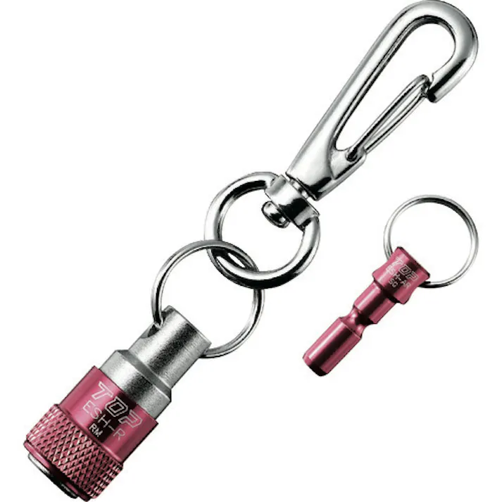 【CAINZ-DASH】トップ工業 アルミキーアダプターセット レッド ESH-RNA【別送品】