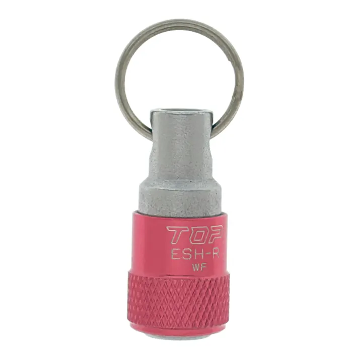 TOP 携帯用ソケットホルダー リング付 レッド ESH-R