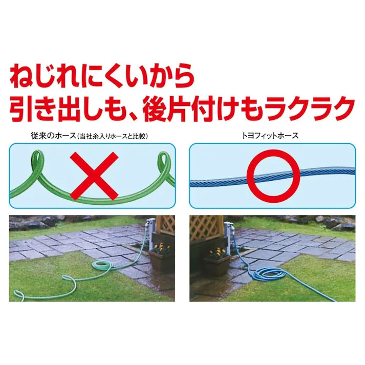 トヨフィットホース レッド 30m FTH-1530RD