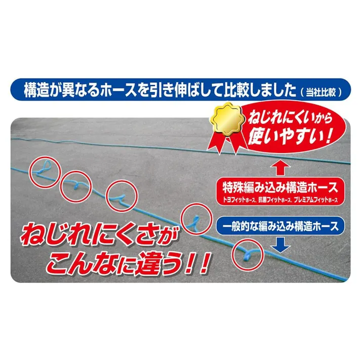 トヨフィットホース レッド 30m FTH-1530RD