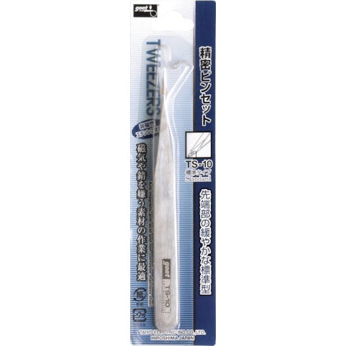 TechWorld ピンズ 4個セット CAINZ-DASH】太洋電機産業 精密ピンセット標準 TS-10【別送品】 | 手