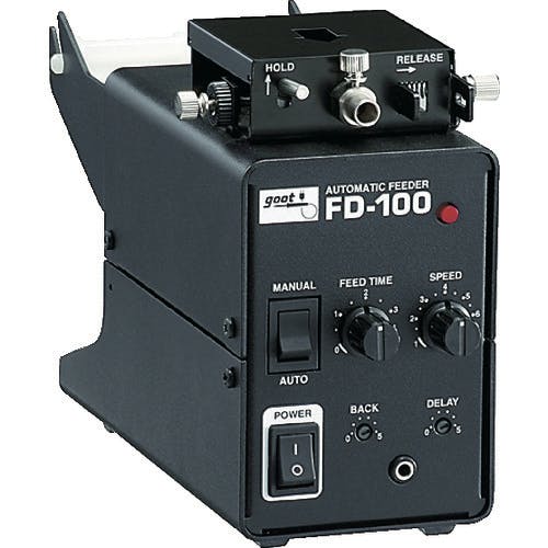 太洋電機産業 鉛フリーはんだ対応・自動はんだ送り装置 FD-100 ステーション型はんだこて 太洋電機産業 鉛フリーはんだ対応・自動はんだ送り装置 FD-100 ステーション型はんだこて