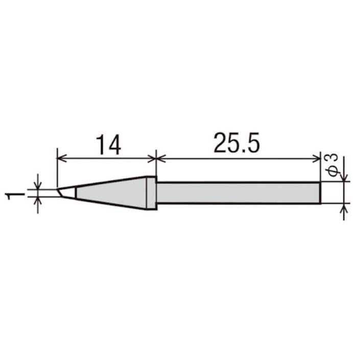 【CAINZ-DASH】太洋電機産業 はんだこてＣＳ－２１／３４用替こて先ＳＢＣ型 CS-20/30RT-SBC【別送品】