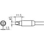 太洋電機産業 交換コテ先(RX-8シリーズ) RX-85HRT-5D はんだこて用パーツ(ステーション型はんだこて) 太洋電機産業 交換コテ先(RX-8シリーズ) RX-85HRT-5D はんだこて用パーツ(ステーション型はんだこて)